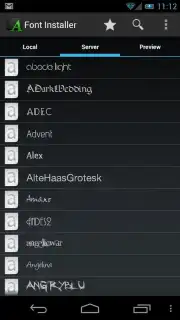 Font Installer скриншот 5