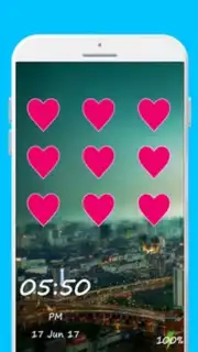 Love Pattern Lock Screen скриншот 2