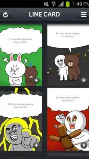 LINE Card скриншот 2