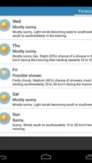 Au Weather Free скриншот 3