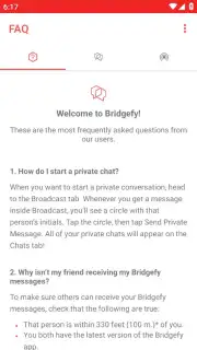 Bridgefy скриншот 1