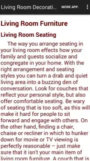Living Room Decorating Ideas скриншот 1