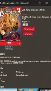 Marvel Comics скриншот 1