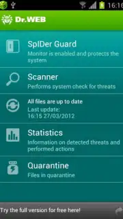 Dr.Web Security Space скриншот 1