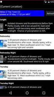 Bob's 7 Day Forecast скриншот 1