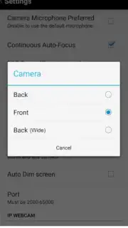 DroidCam скриншот 2