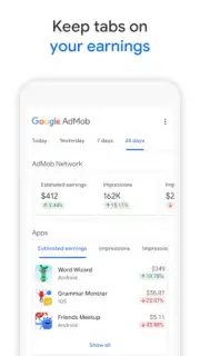 Google AdMob скриншот 4