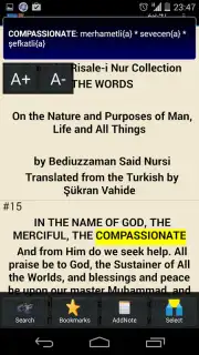 Risale-i Nur Multi Language скриншот 3