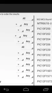 PICmicro Database скриншот 8