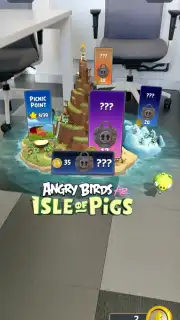 Angry Birds AR: Isle of Pigs скриншот 2