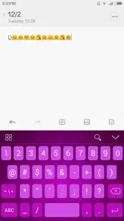 Lavender iKeyboard Theme скриншот 2
