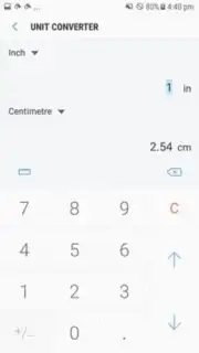 Samsung Calculator скриншот 1