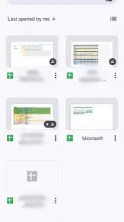 Google Sheets скриншот 1