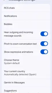 Google Messages скриншот 16