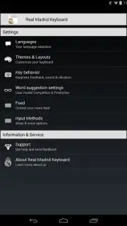 Real Madrid Official Keyboard скриншот 7