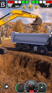 JCB Game Snow Excavator Games скриншот 7