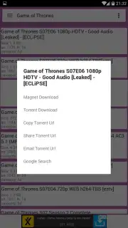 Laura Android's Best Torrent Search скриншот 2