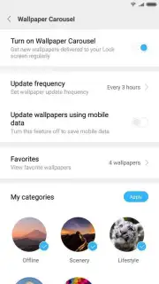 Mi Wallpaper Carousel скриншот 4