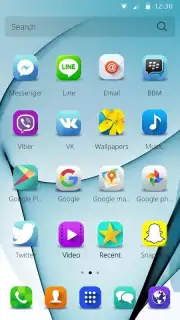 Samsung Launcher скриншот 3