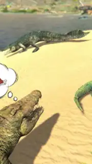Wild Crocodile Family Sim Game скриншот 5