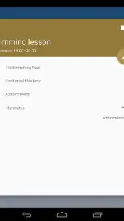 Touch Calendar Free скриншот 3