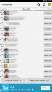 Unfollowers for Instagram скриншот 1