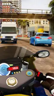 Highway Bike Riding Simulator скриншот 4