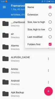 Framaroot File Manager скриншот 2