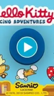 Hello Kitty games - car game скриншот 1
