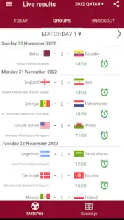 Live Scores for World Cup 2022 скриншот 8