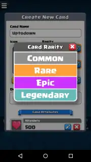Card Creator for Clash Royale скриншот 1