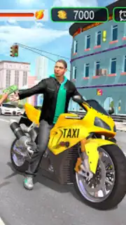 Flying Bike Taxi Rider скриншот 4