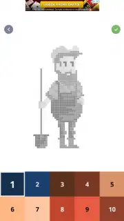 Pixel Art - Color by Number Book скриншот 5
