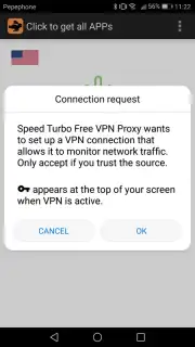 Speed Turbo Free VPN Proxy скриншот 1