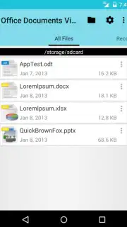 Office Documents Viewer (Free) скриншот 2
