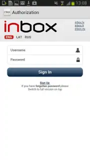 Inbox.lv скриншот 1