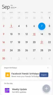 Mi Calendar скриншот 2