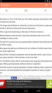 Easy to read Bible скриншот 1