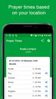 Addin Prayer Times скриншот 1