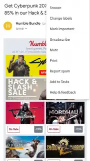 Gmail скриншот 2