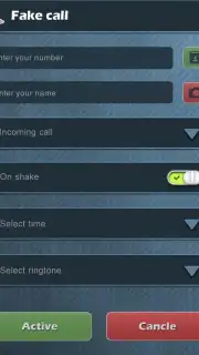 Fake call and sms скриншот 2
