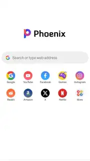 Phoenix Browser скриншот 1