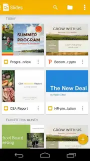 Google Slides скриншот 3