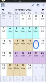 Shift Schedule скриншот 4