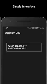 DroidCam OBS скриншот 1