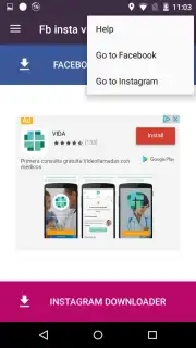 Fb insta video Download скриншот 6
