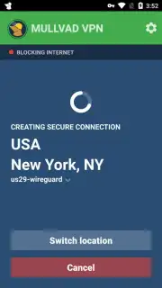 Mullvad VPN скриншот 1