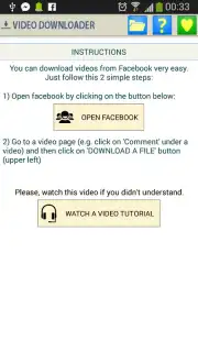 Fast Facebook Video Downloader скриншот 4