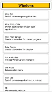 Computers Shortcut Keys скриншот 5