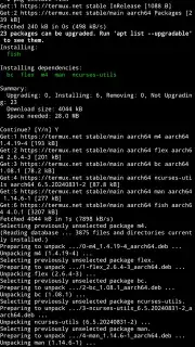 Termux скриншот 2
